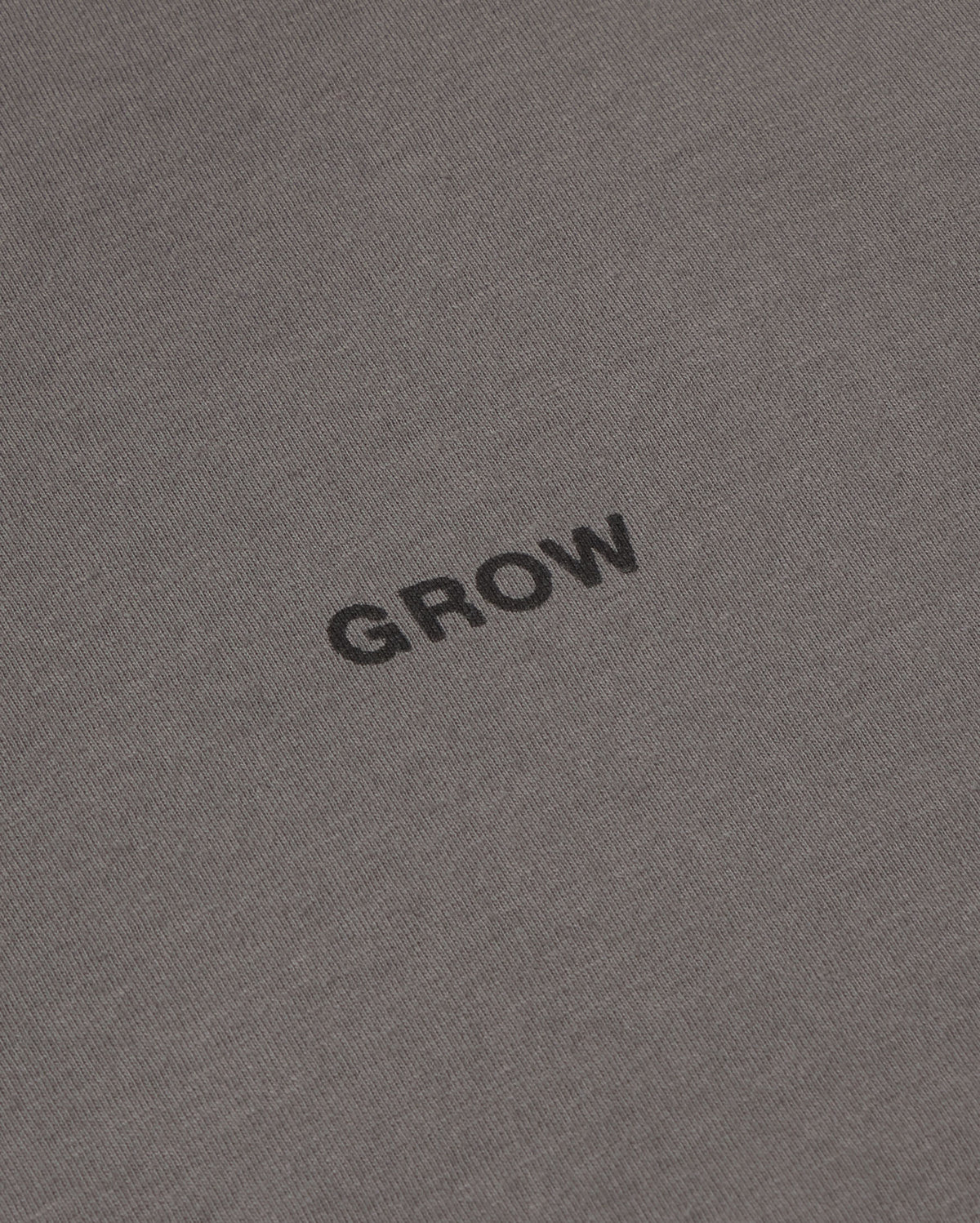 Camiseta gris grow Aaron sostenible silueta - 2