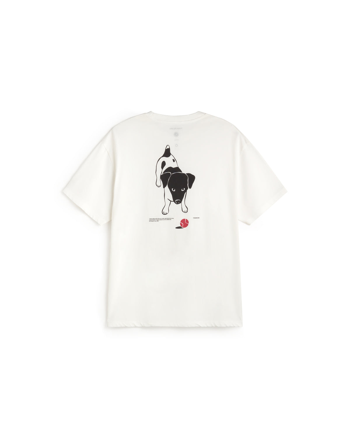 Camiseta dog ball Aaron sostenible silueta - 3