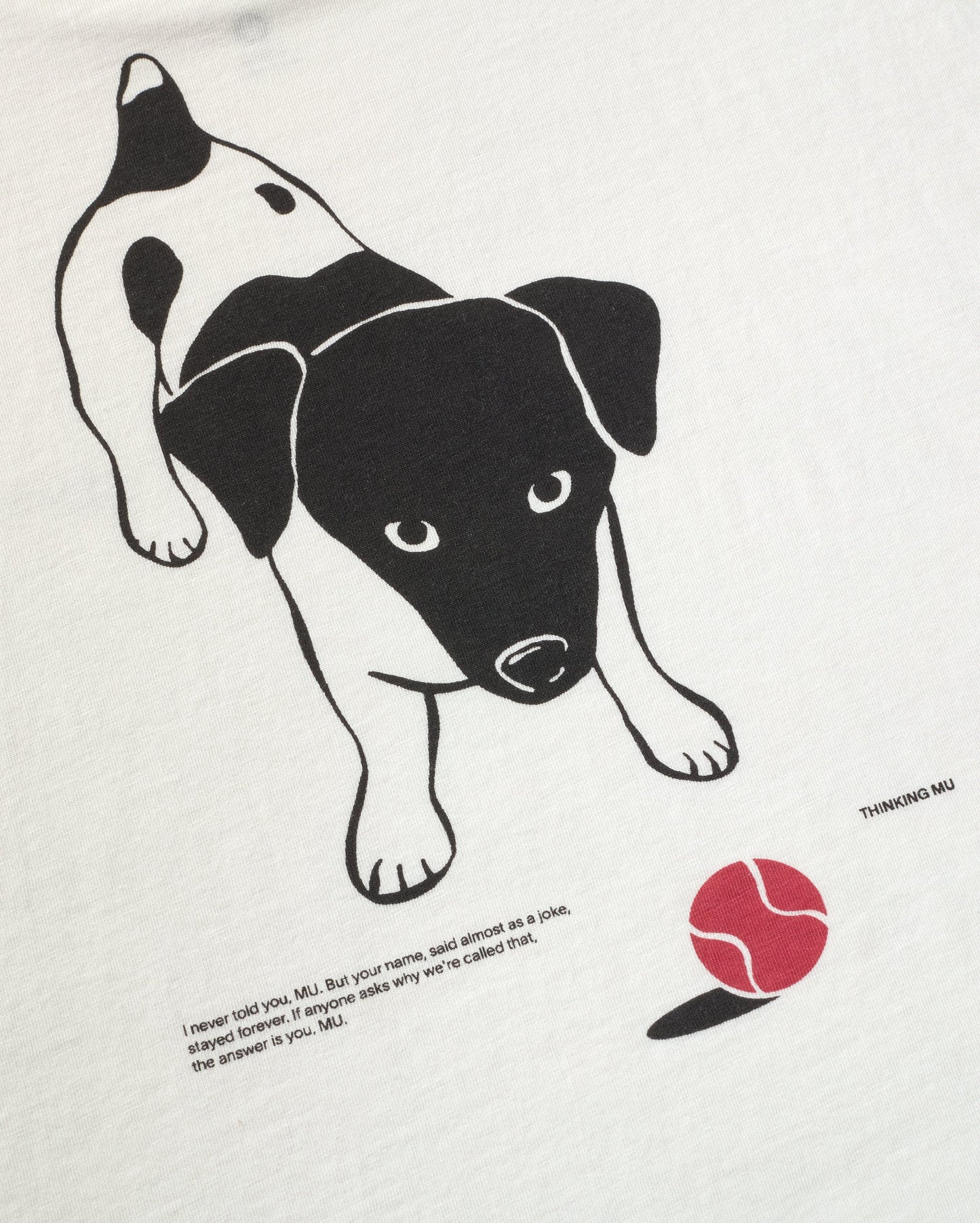 Camiseta dog ball Aaron sostenible silueta - 4