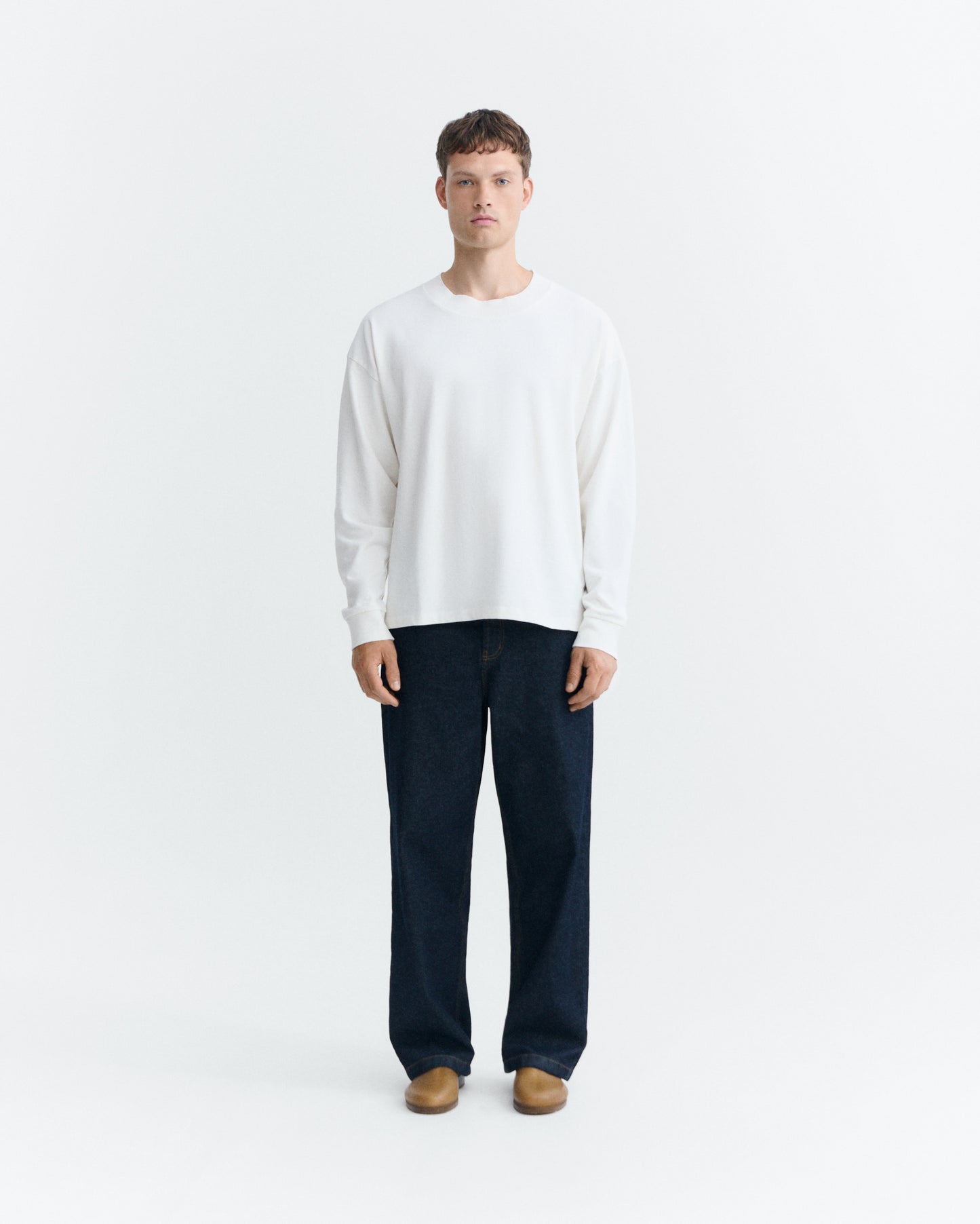 Camiseta oversize cruda Doug sostenible - 1