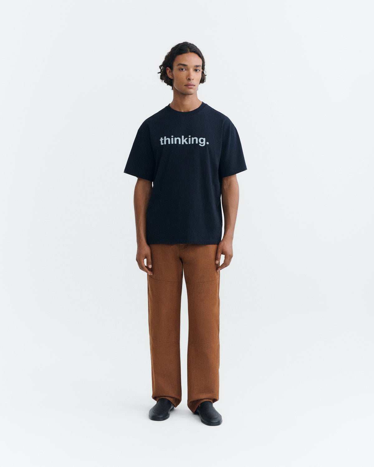 Camiseta navy thinking Aaron sostenible - 1