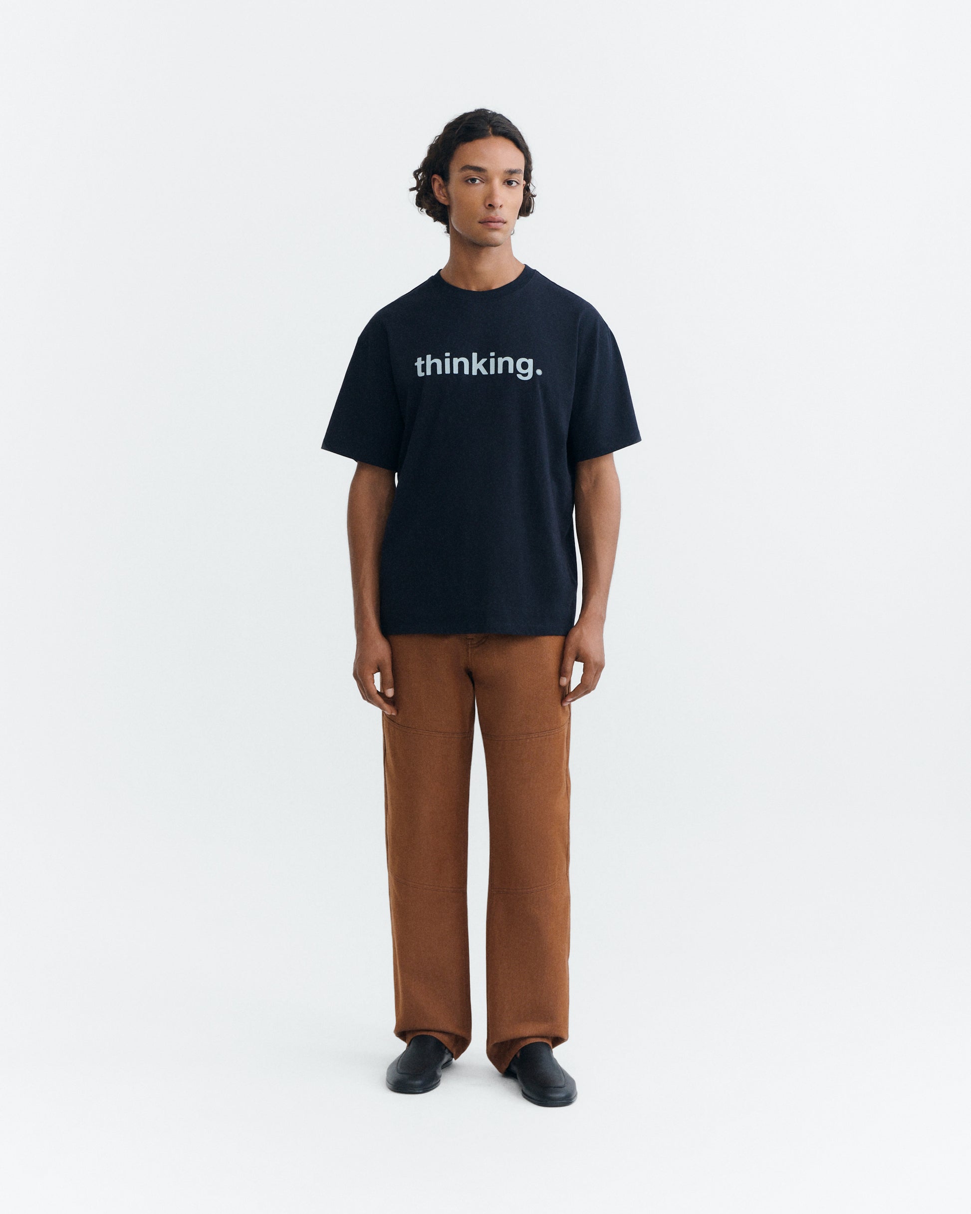 Camiseta navy thinking Aaron sostenible - 1