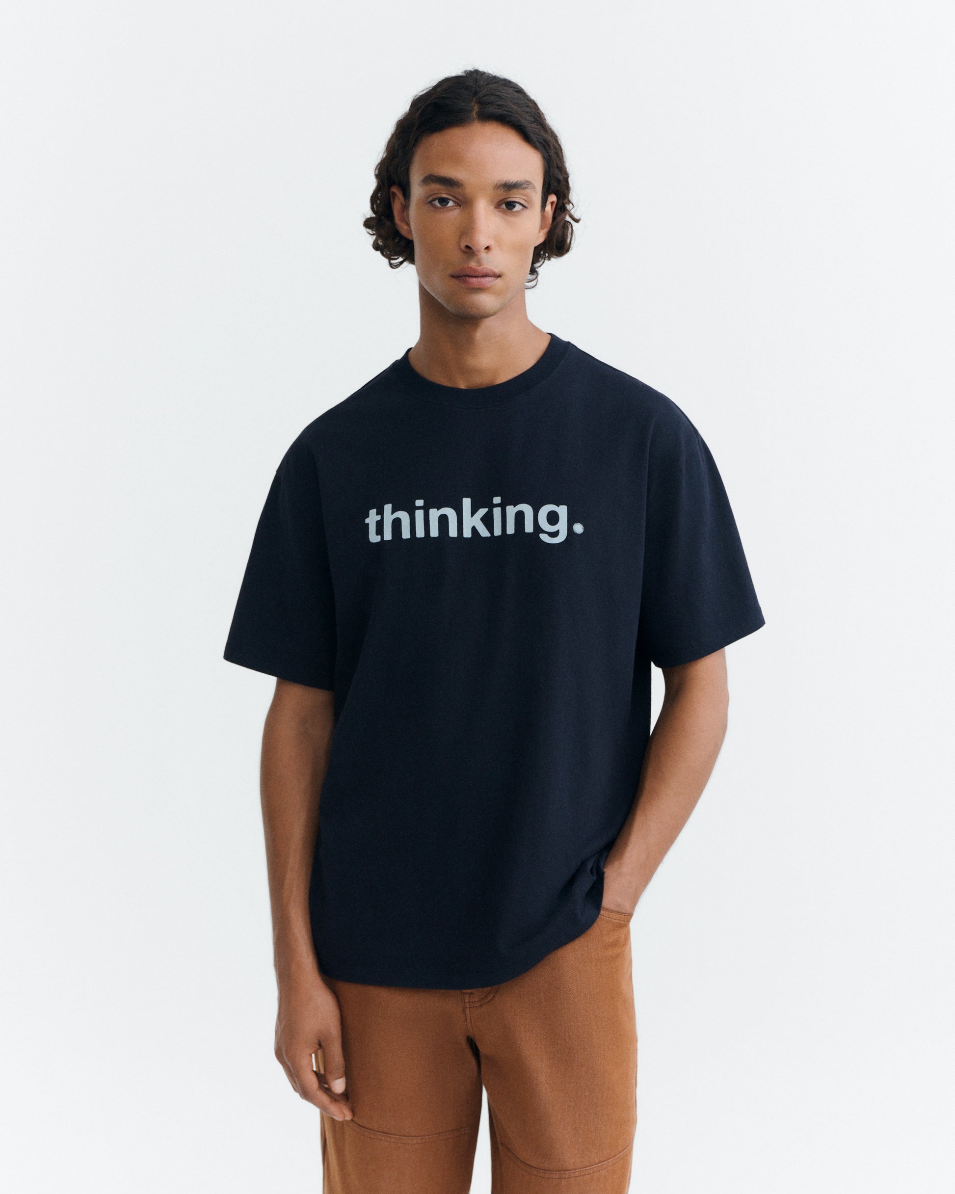 Camiseta navy thinking Aaron sostenible - 2