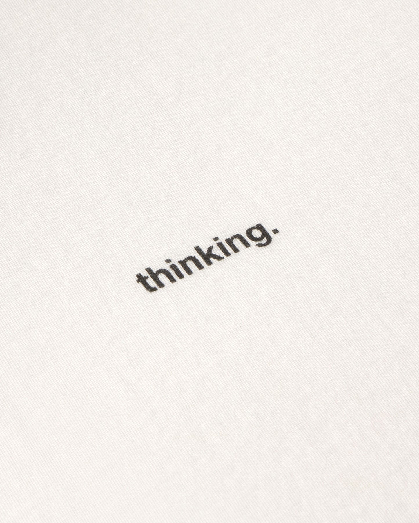 Camiseta blanca thinking Caleb sostenible silueta - 2