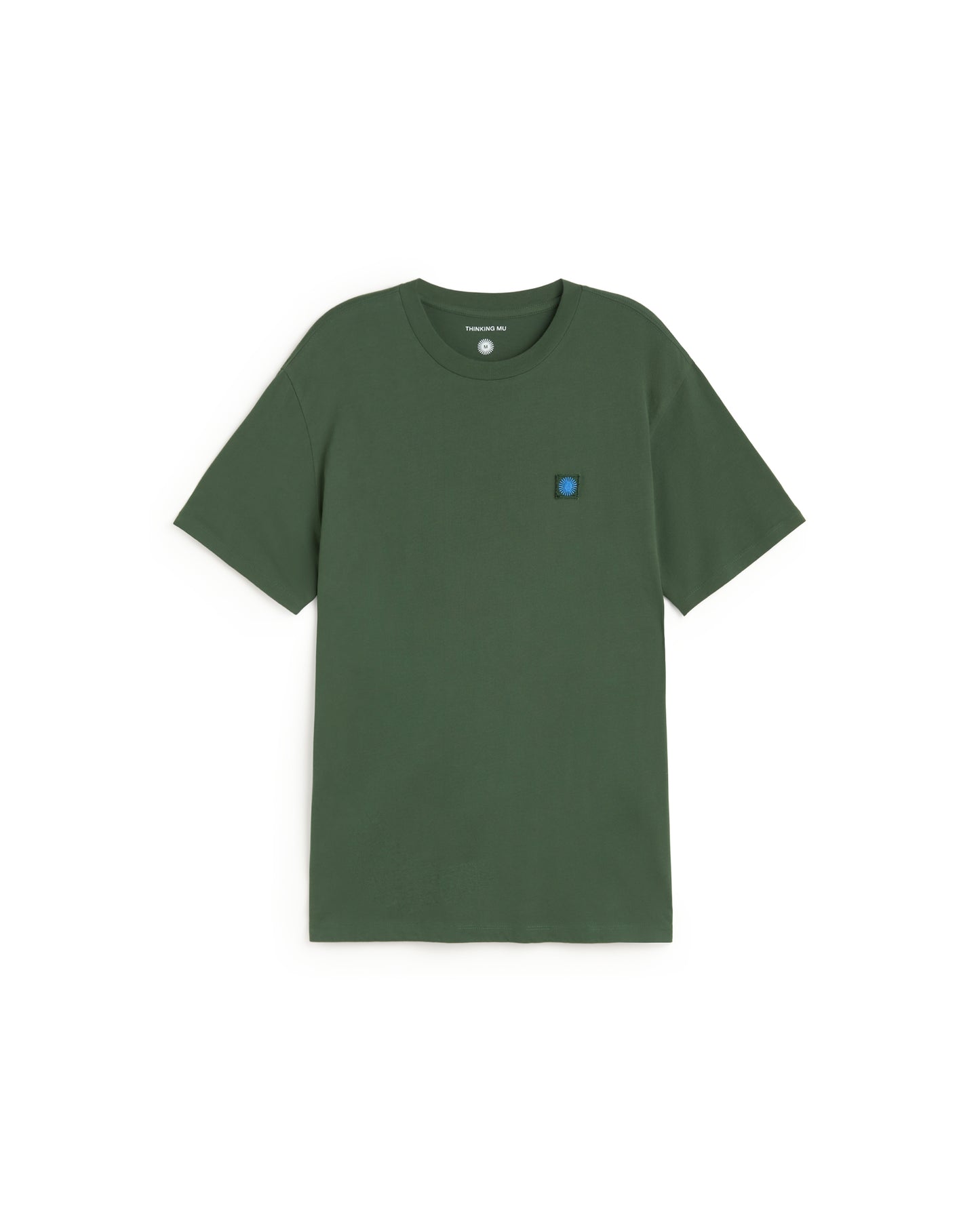 Camiseta verde sol espalda azul Zach sostenible silueta - 1