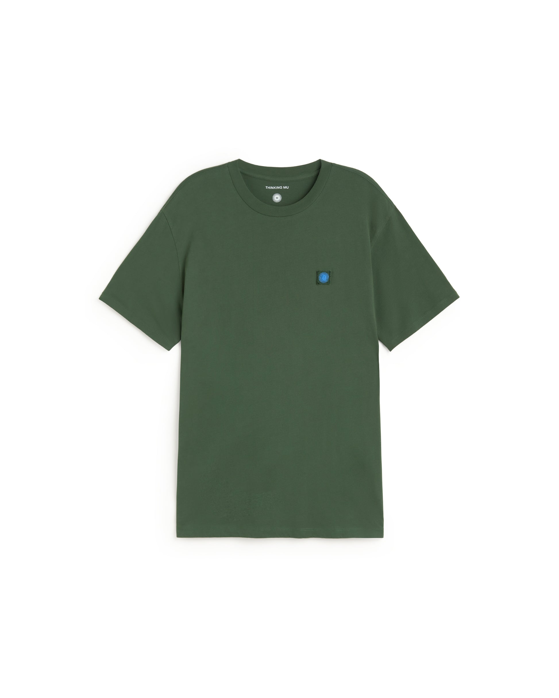 Camiseta verde sol espalda azul Zach sostenible silueta - 1