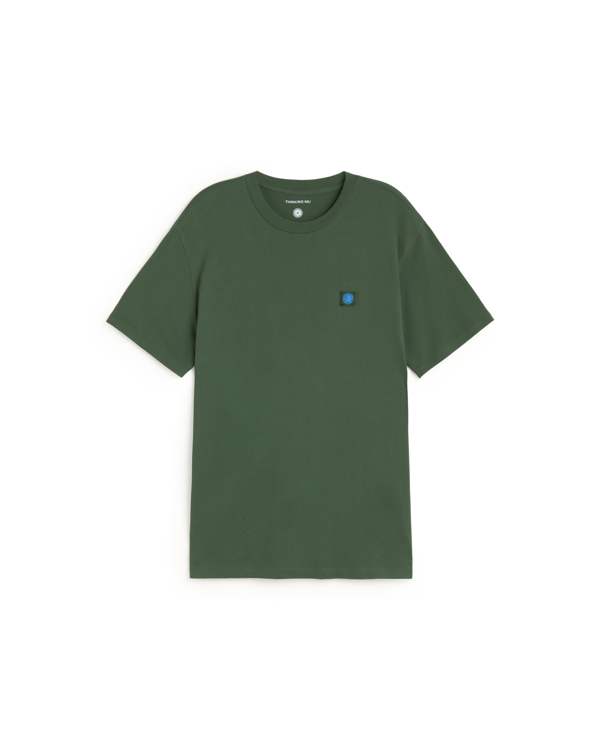 Camiseta verde sol espalda azul Zach sostenible silueta - 1