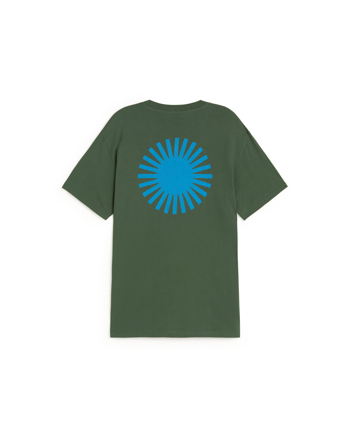 Camiseta verde sol espalda azul Zach sostenible silueta - 3