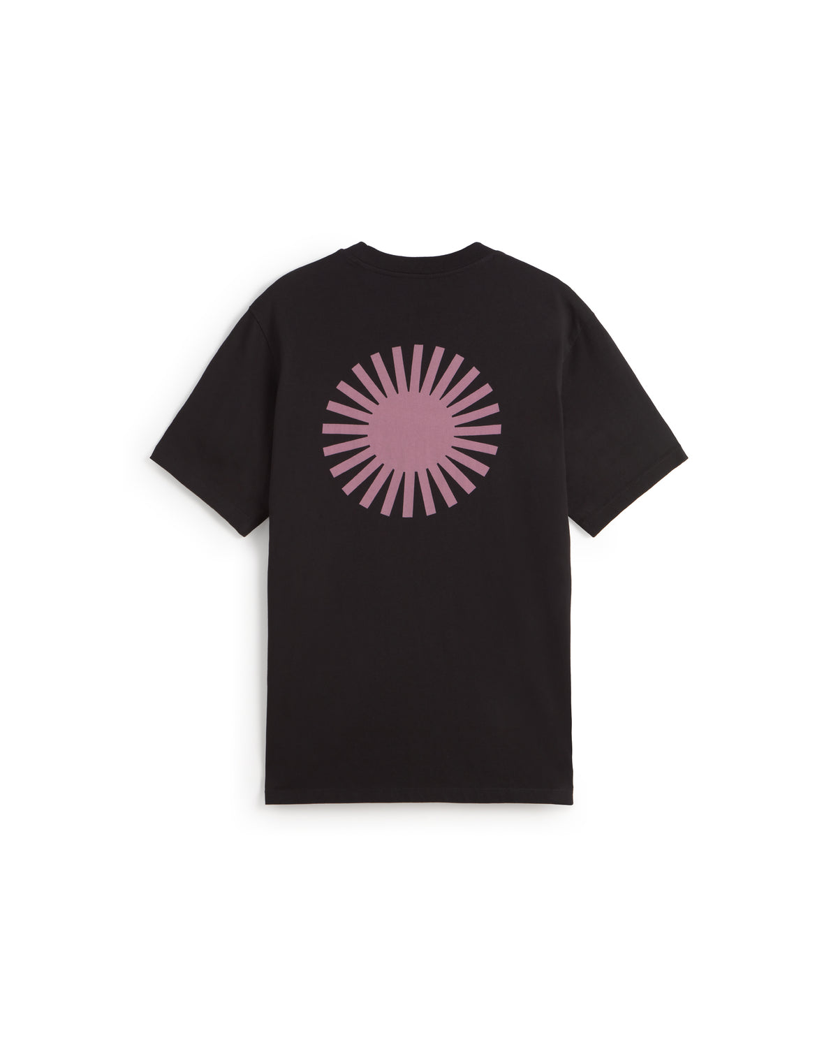 Camiseta negra sol espalda rosa Zach sostenible silueta - 2