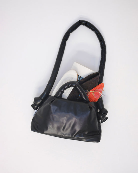 Black Mini Ona vegan leather bag