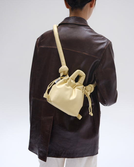 Butter Yellow Micro Ona vegan leather bag