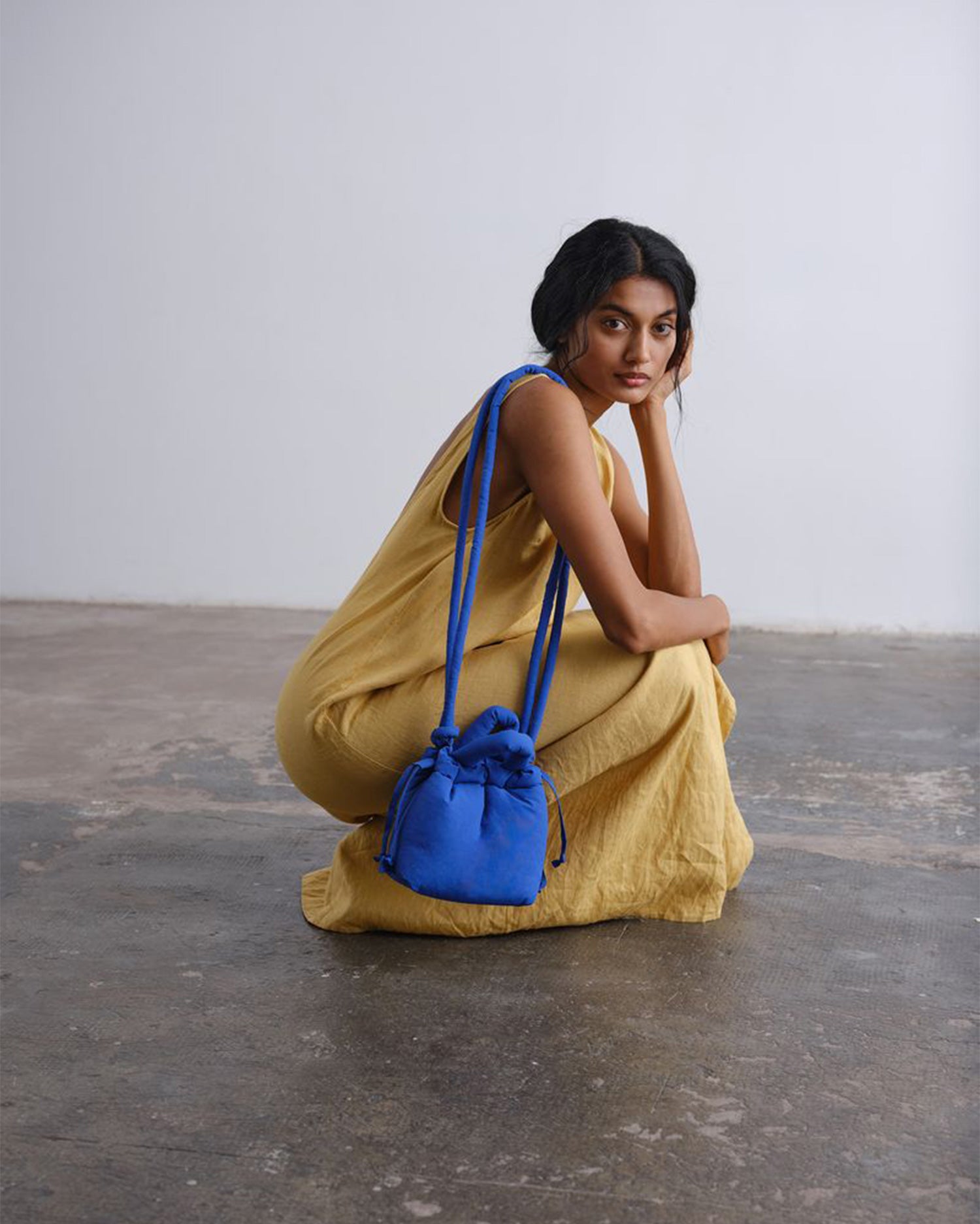 Cobalt Blue Micro Ona Soft Bag - Olënd | Thinking Mu – Thinking MU