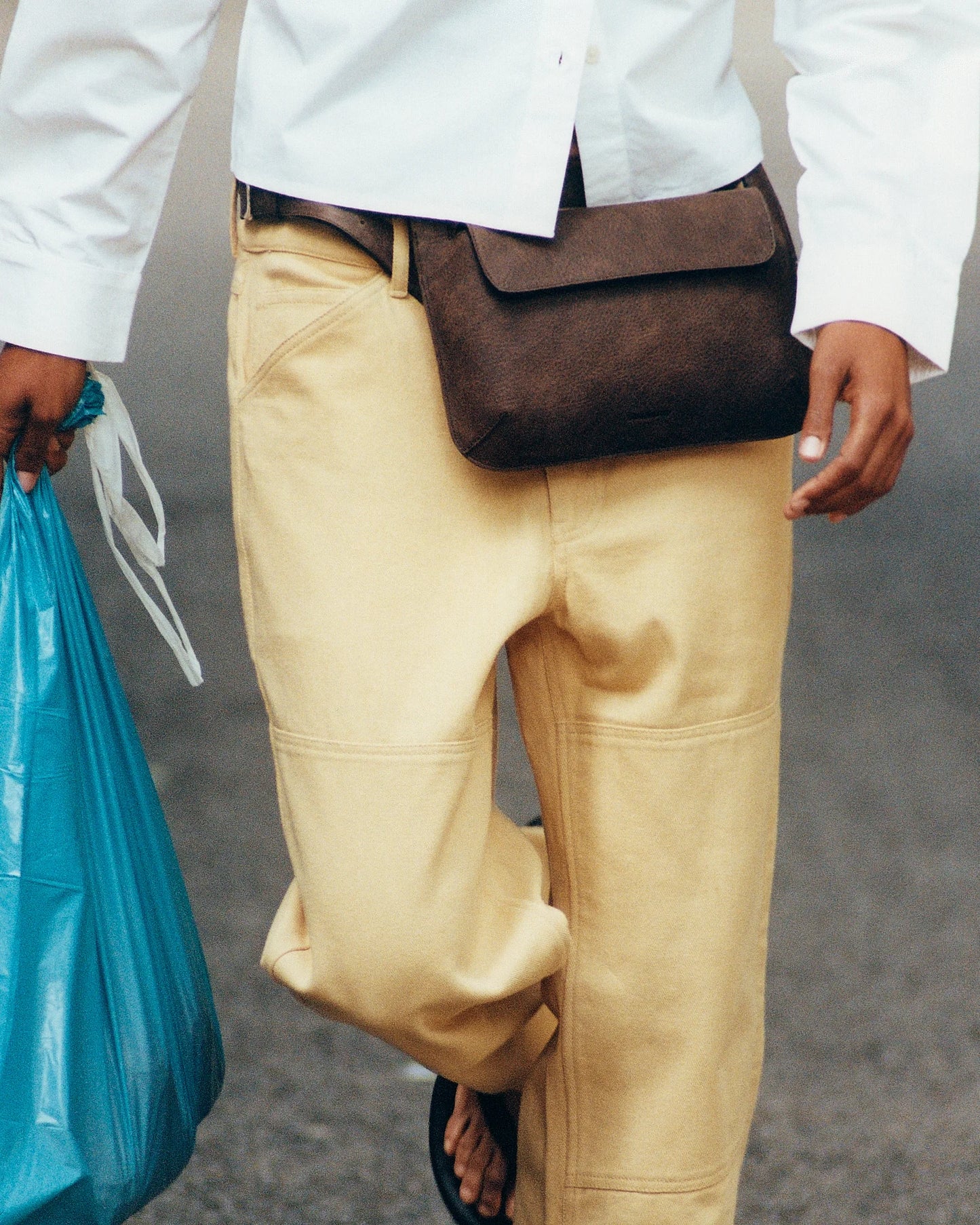 Belt Bag brown leather Brick