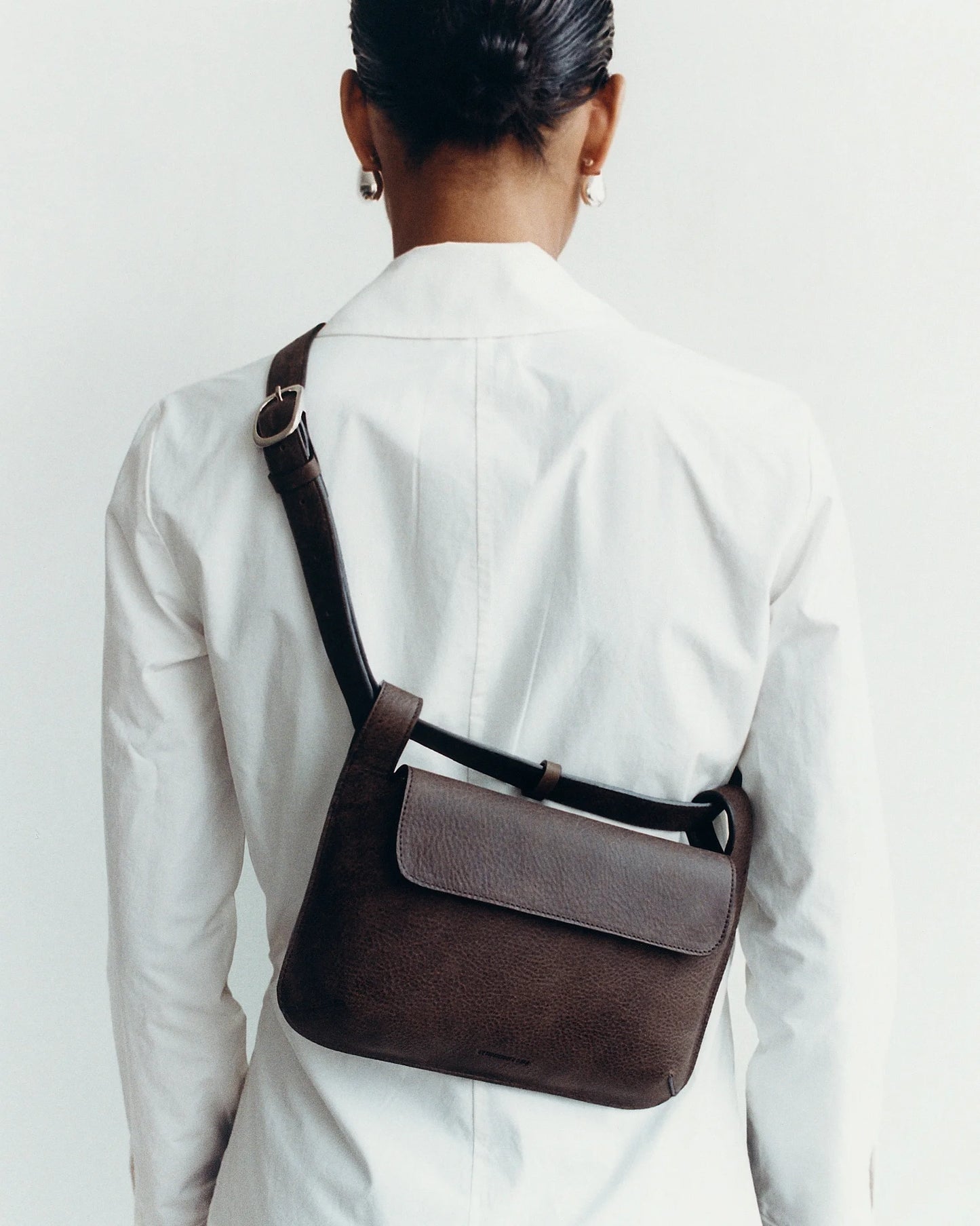 Belt Bag brown leather Brick