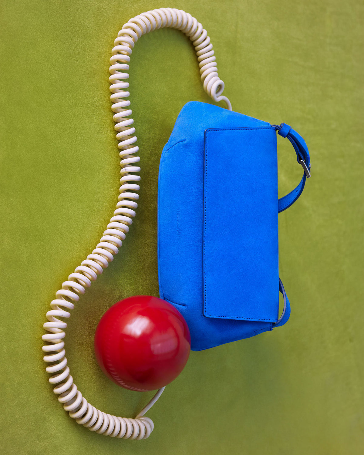 Jennie elektro-blaue Lederhandtasche