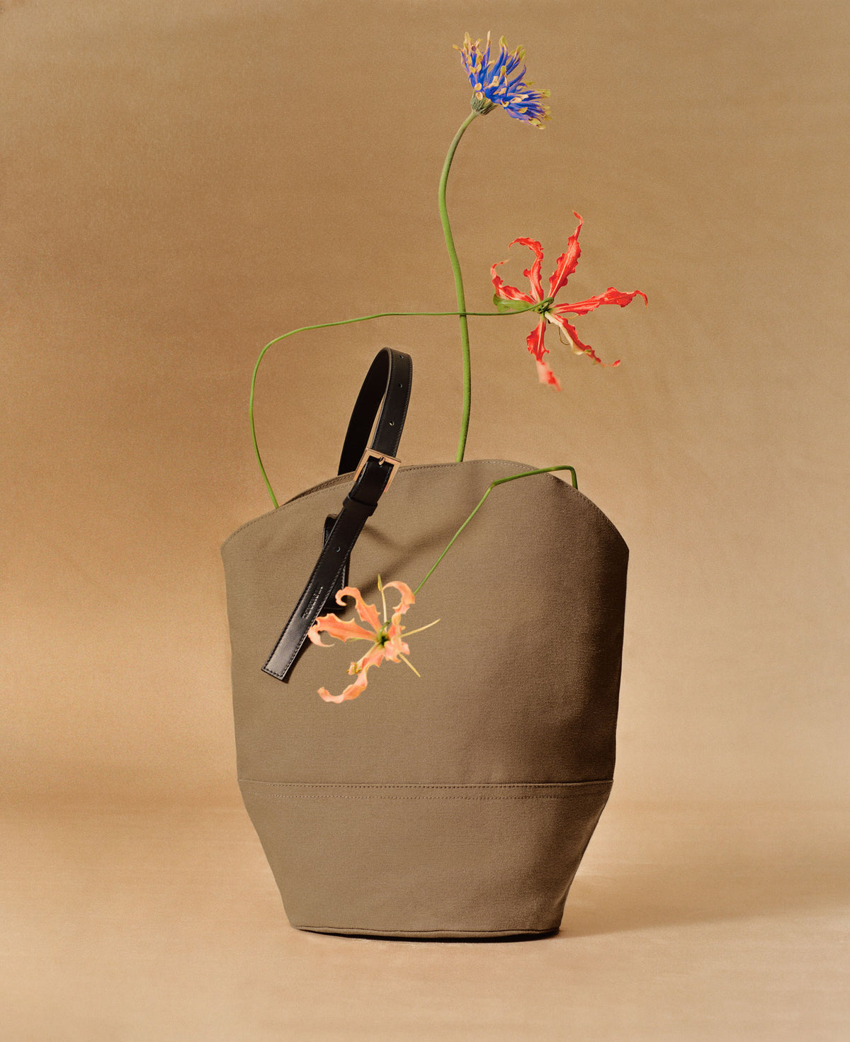 Carolyn Sand-Beige Canvas Bag