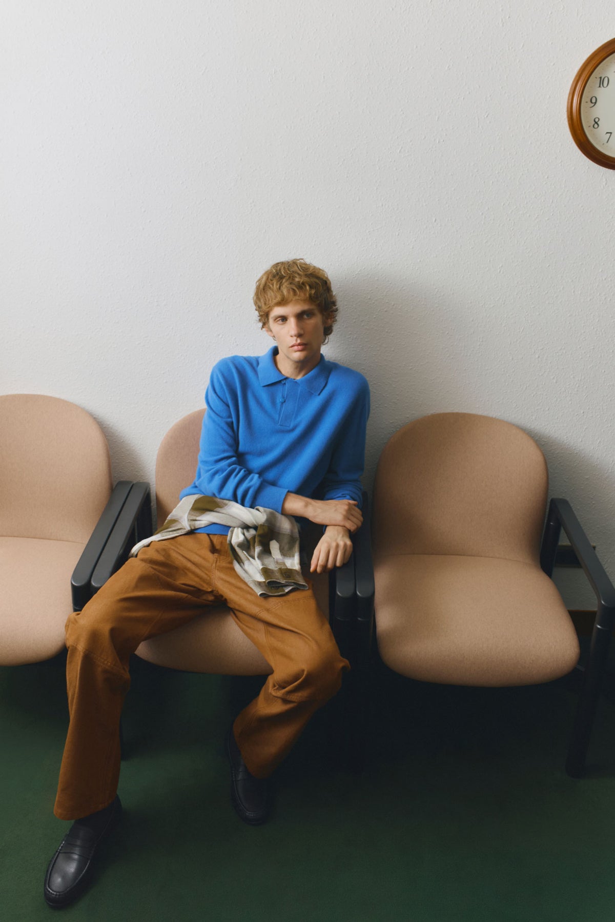 Blau Pullover Jesse aus Merinowolle