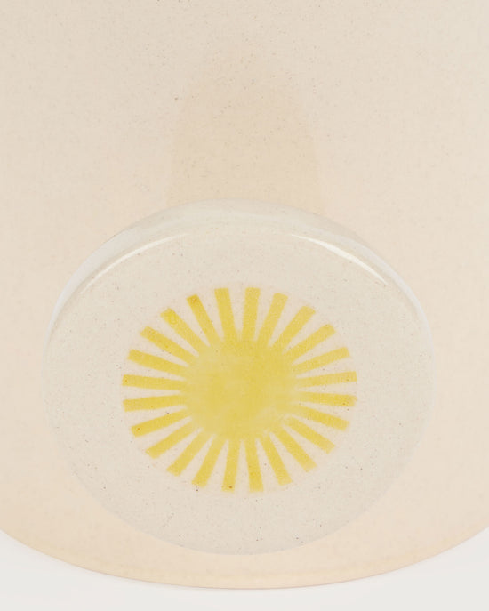 Yellow sun mug