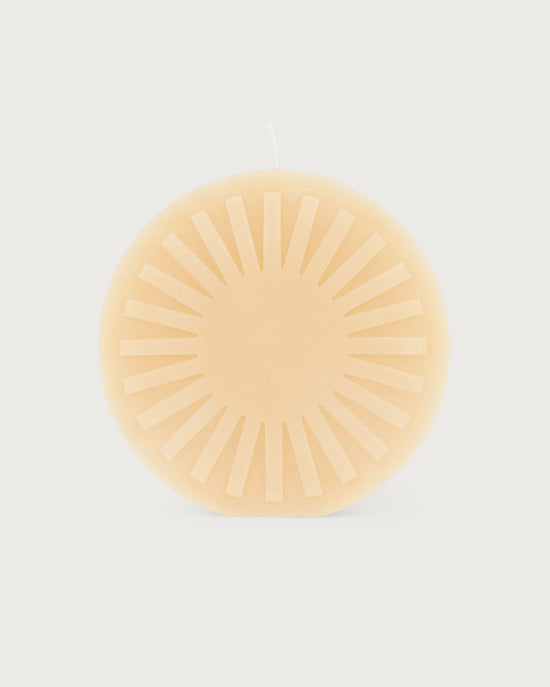 Sun beige candle