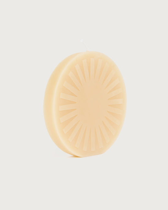 Sun beige candle