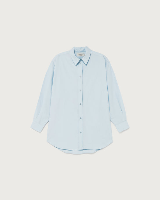 Camisa gia azul sustainable clothing outlet-silueta