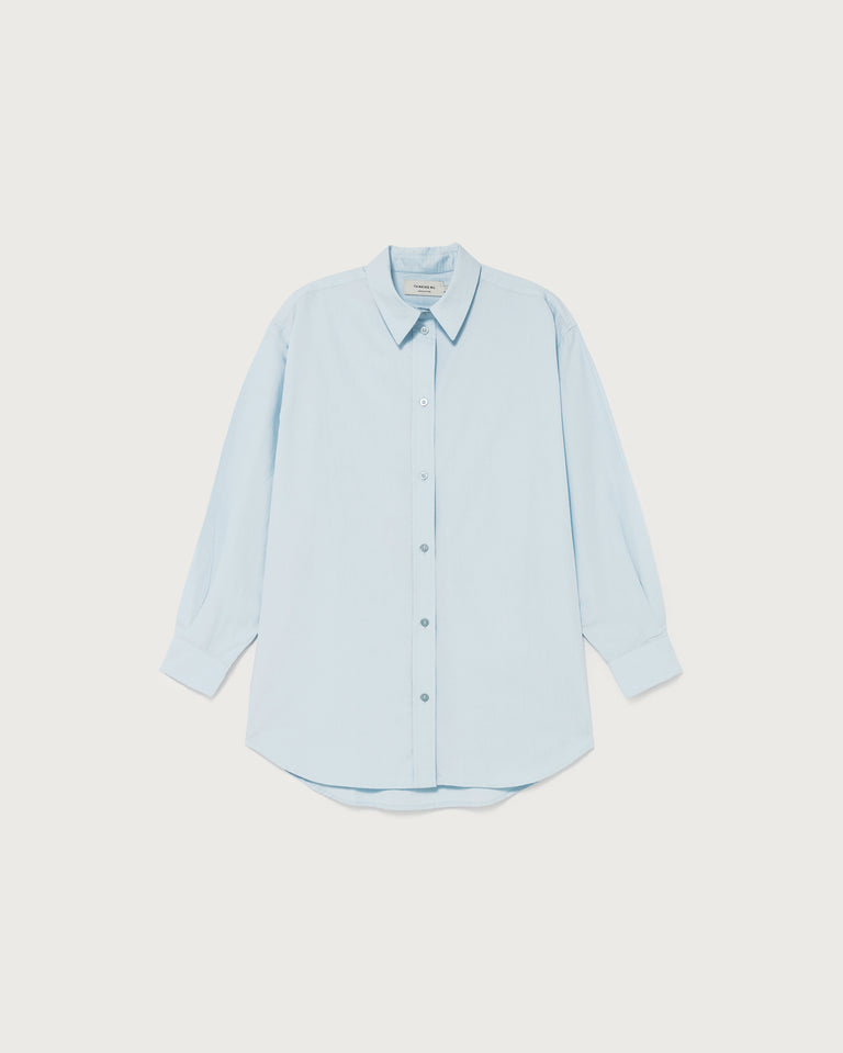 Camisa gia azul sustainable clothing outlet-silueta