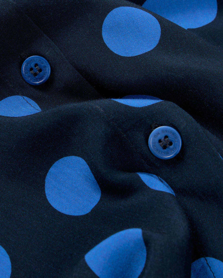 Blusa azul Dots Kati sostenible-6