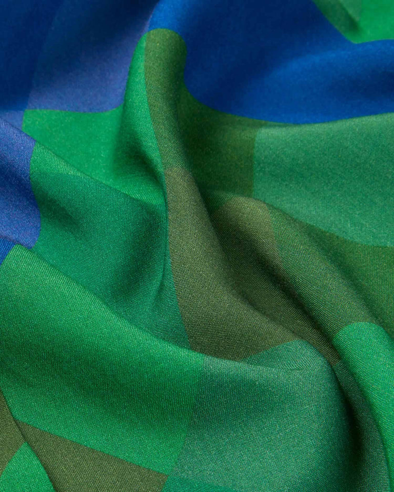 Blusa verde Plot Kati sostenible-5
