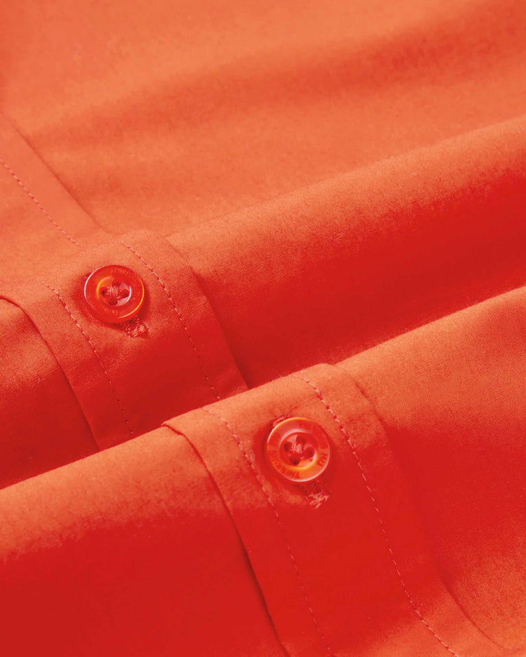 Blusa naranja Carangi sostenible-6