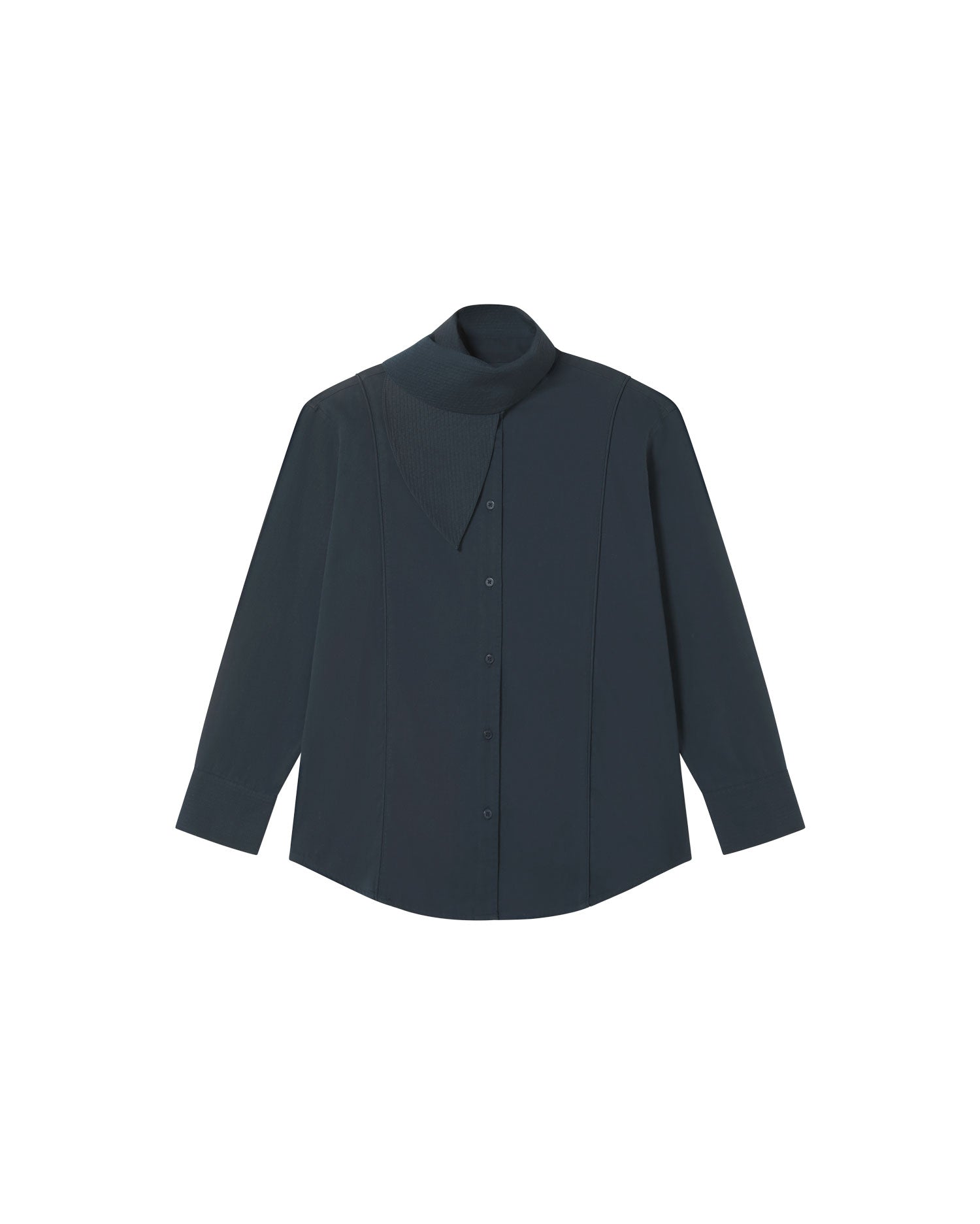 Blusa grafito Georgia sostenible - silueta 1