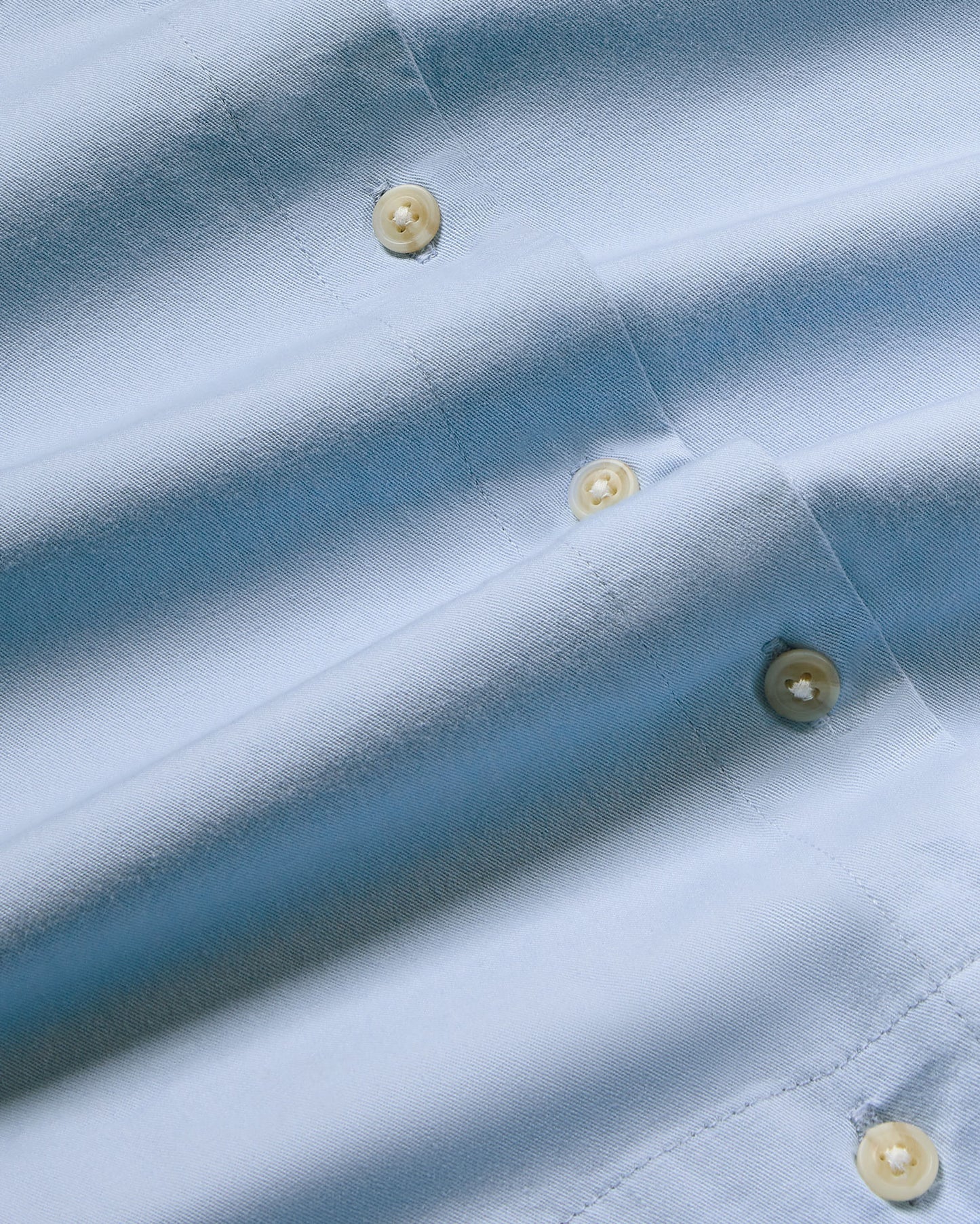 Blusa azul Nataly sostenible - silueta 3