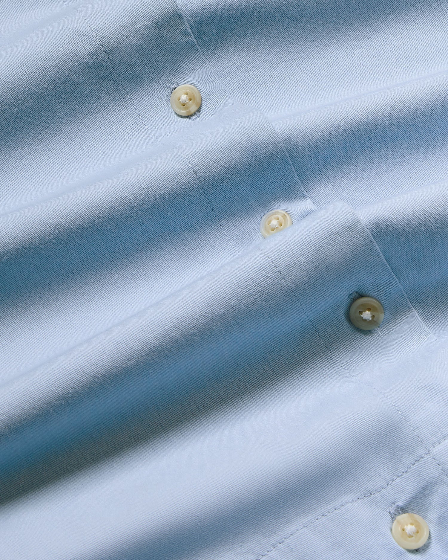 Blusa azul Nataly sostenible - silueta 3