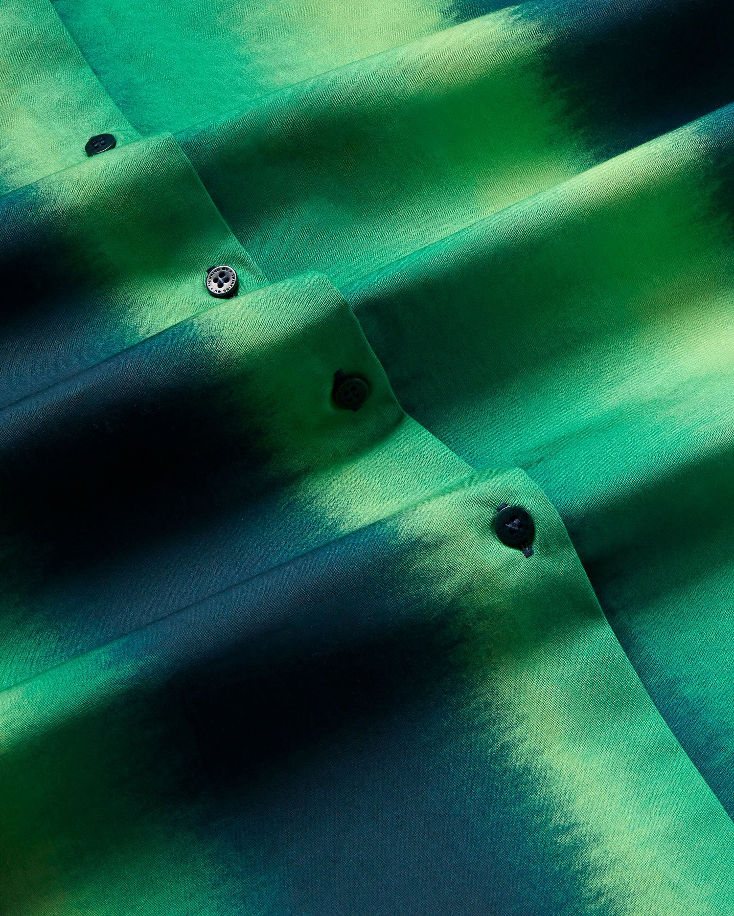 Blusa verde water Juana sostenible - silueta 2