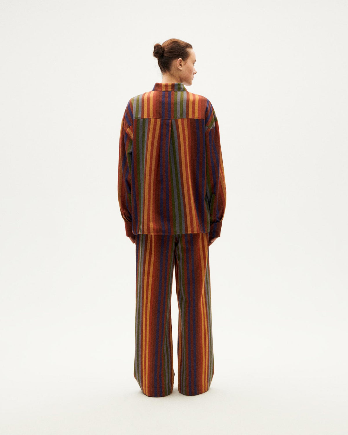 Blusa multicolor rayas Juana sostenible-4