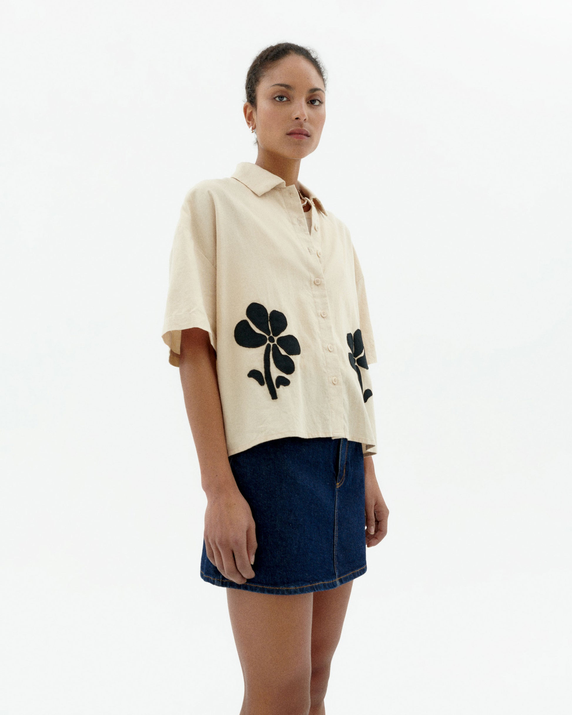 Blusa cruda marygold Anna sostenible-1