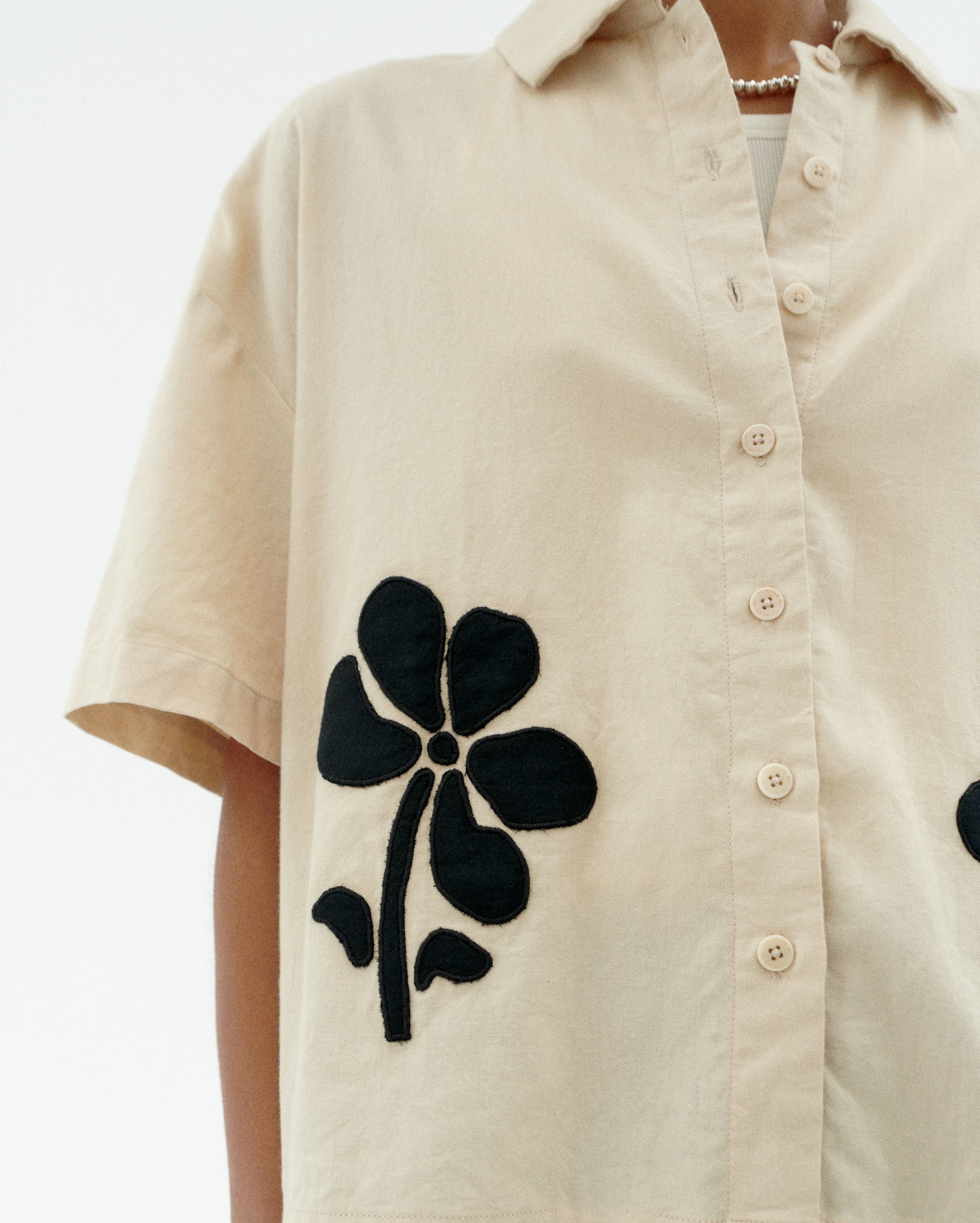 Blusa cruda marygold Anna sostenible-3