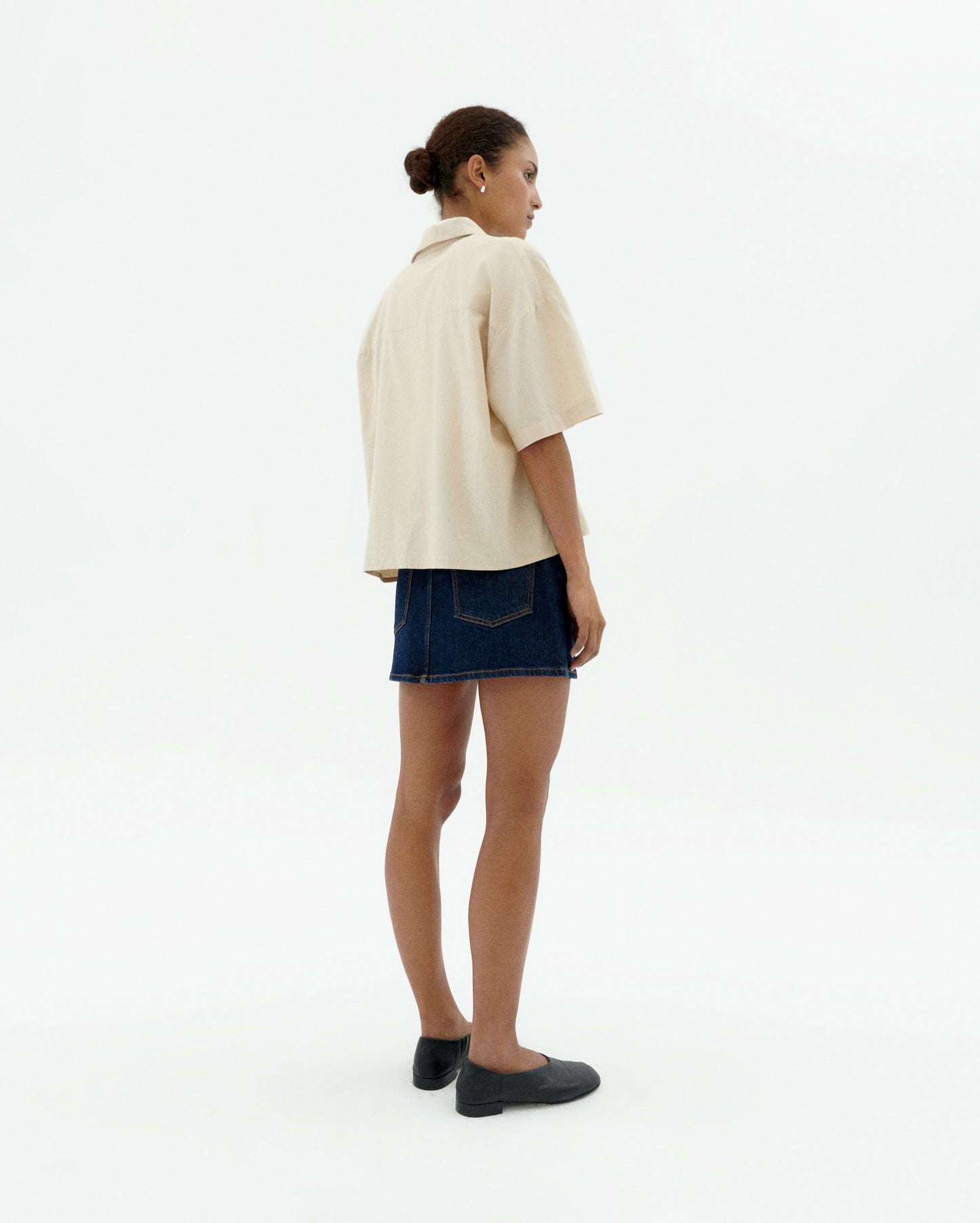 Blusa cruda marygold Anna sostenible-4