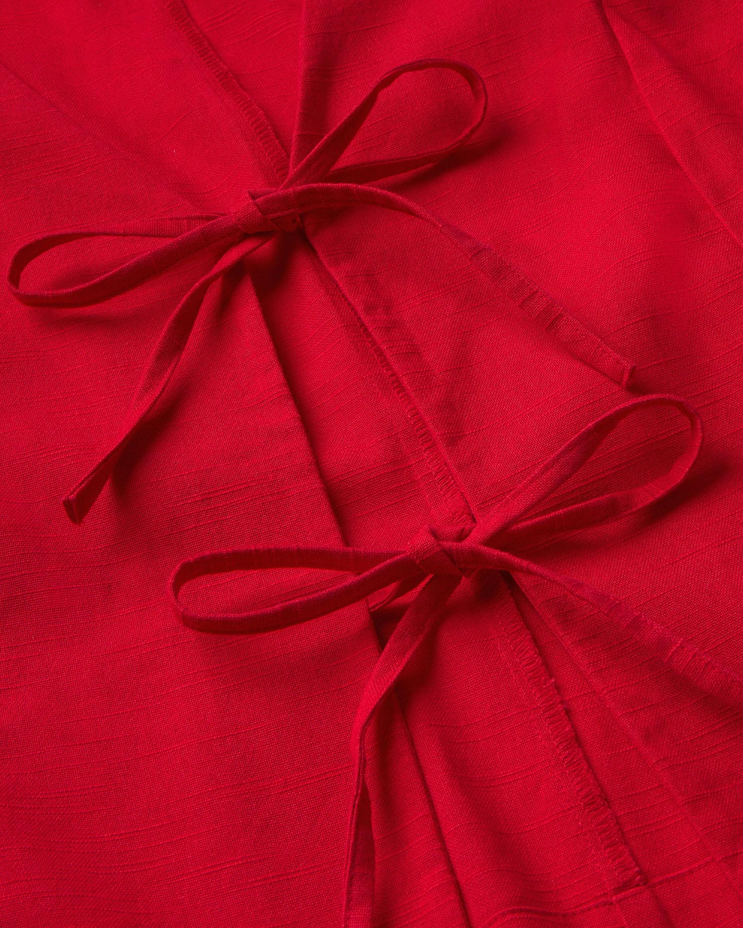 Top rojo Elise sostenible - silueta 2