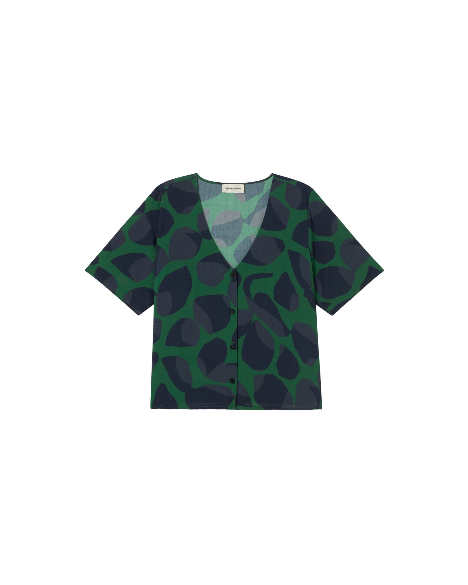 Blusa verde leaf Libelula sostenible - silueta 1