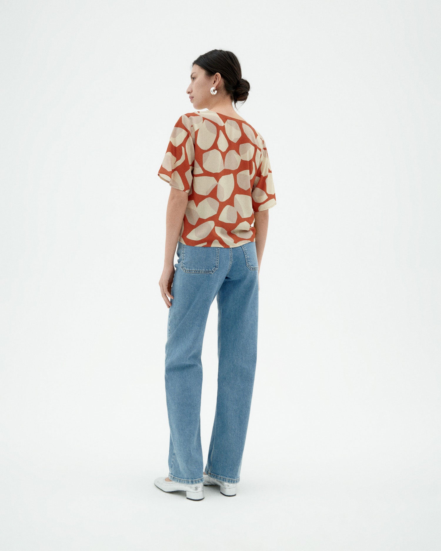 Blusa multicolor leaf light Libelula sostenible-4