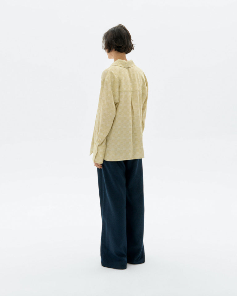 Blusa oversize cuadros Sira sostenible - 4