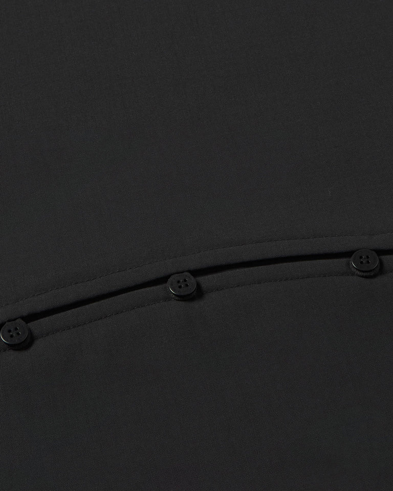 Blusa desmontable lana fina Marion sostenible silueta - 2