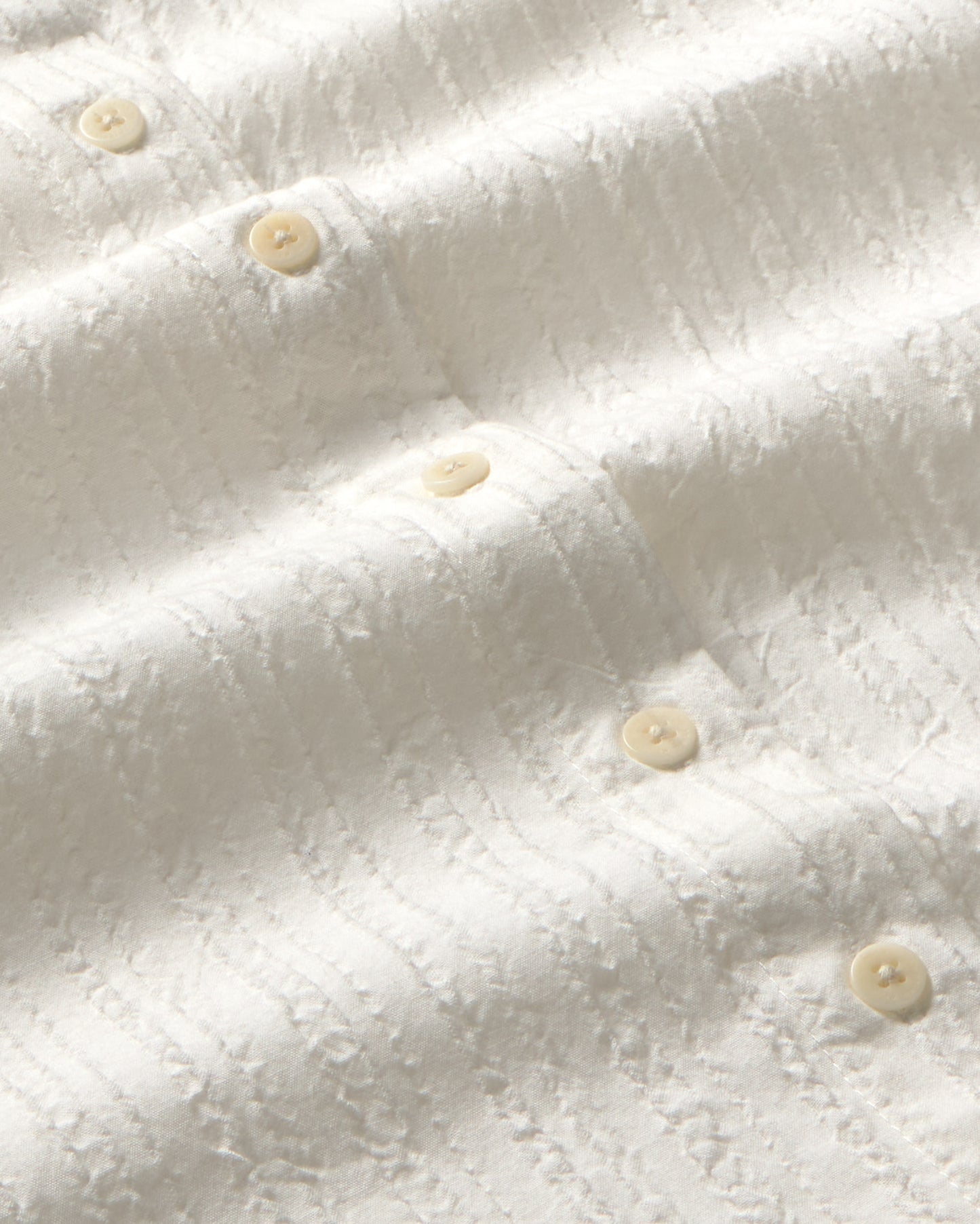 Blusa blanca popcorn Anna sostenible - silueta 2