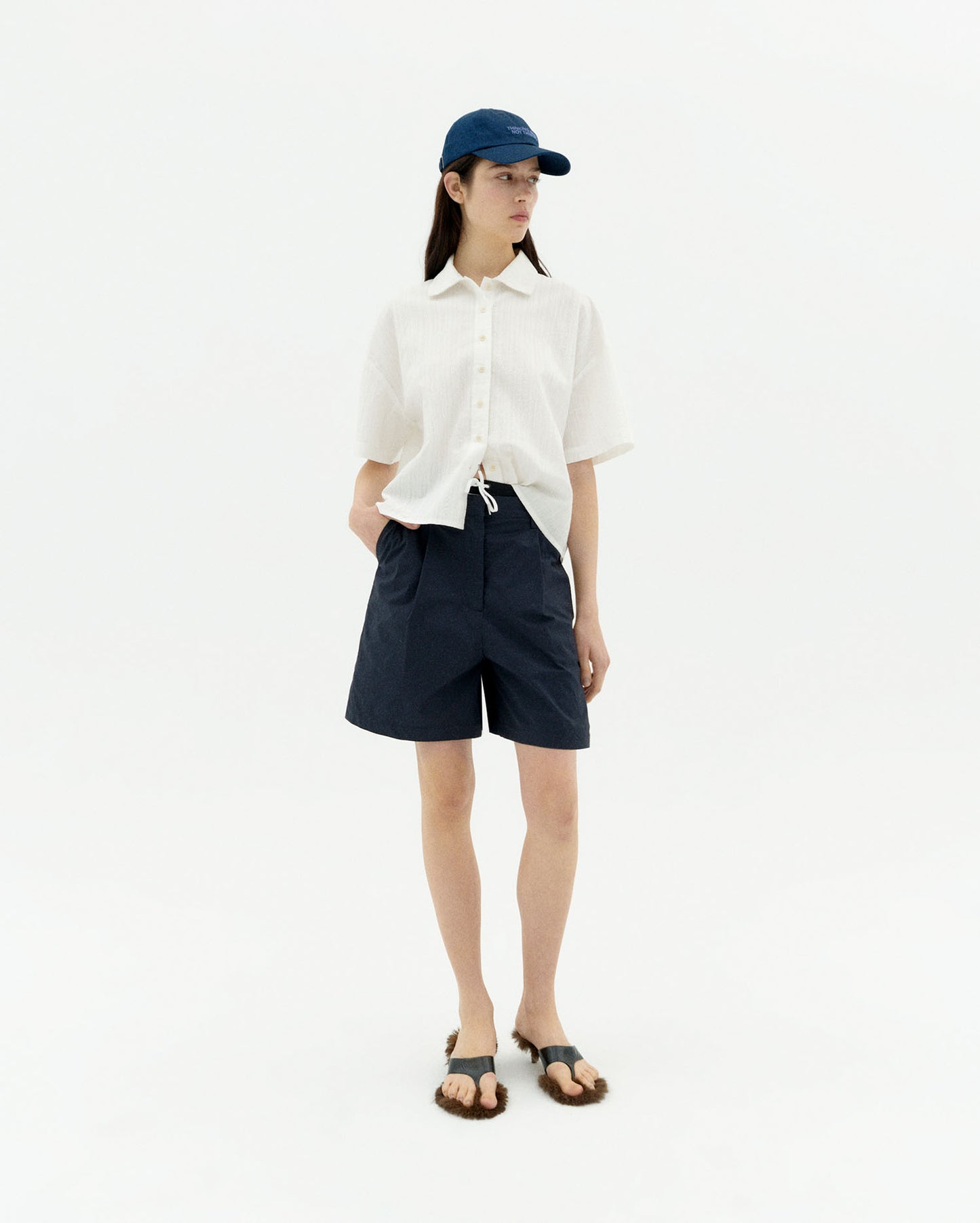 Blusa blanca popcorn Anna sostenible-2