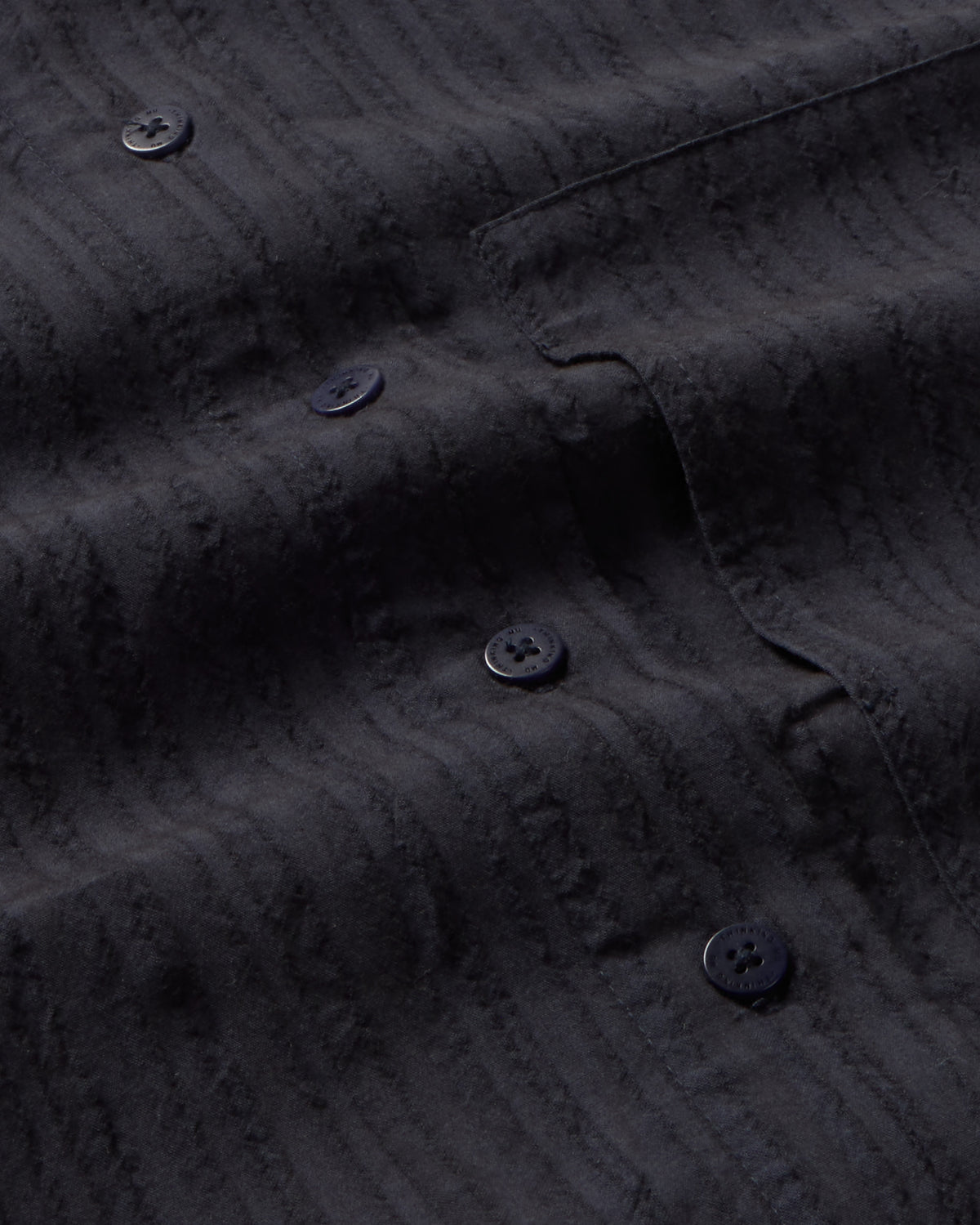 Blusa navy popcorn Marcelle sostenible - silueta 2