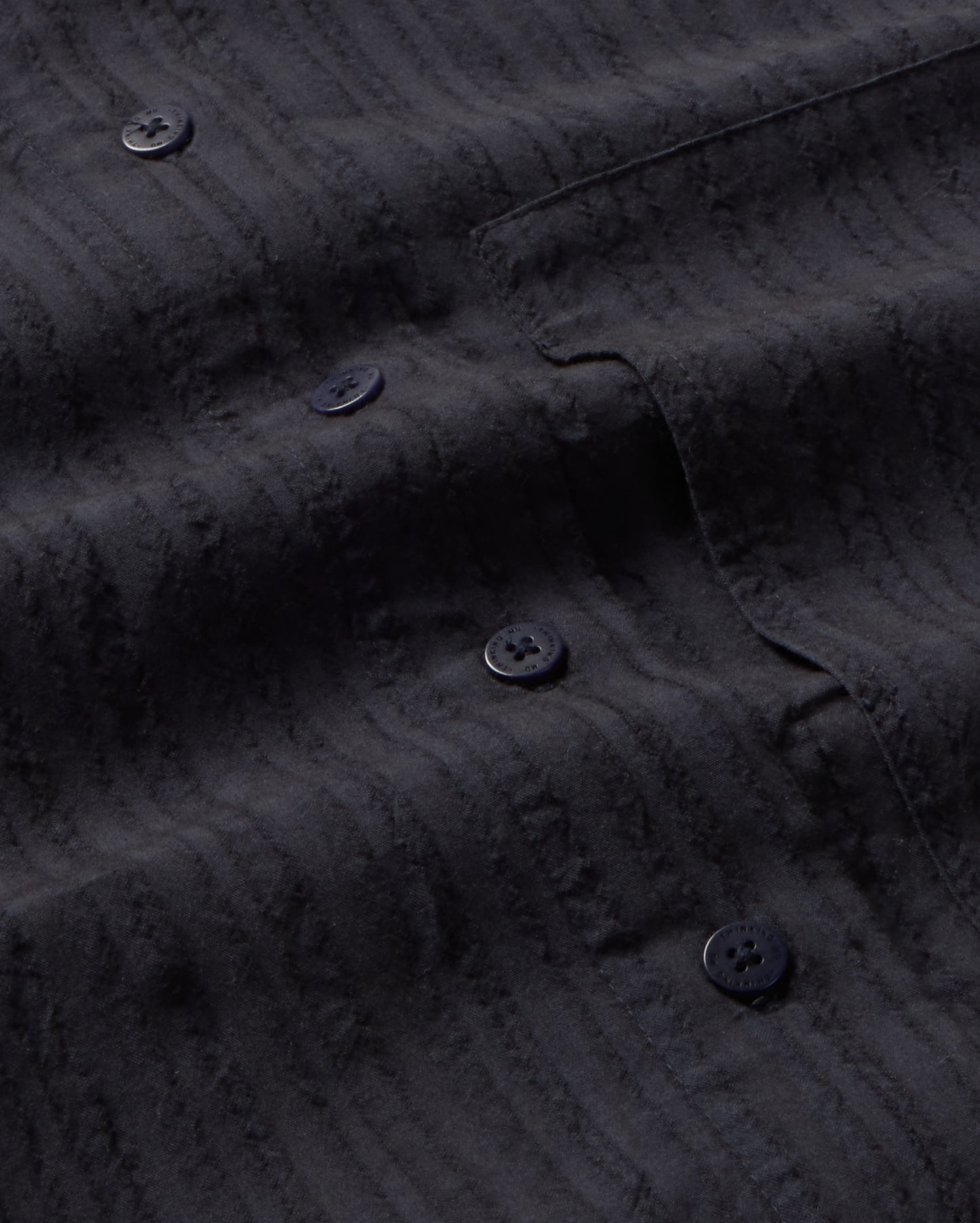 Blusa navy popcorn Marcelle sostenible - silueta 2