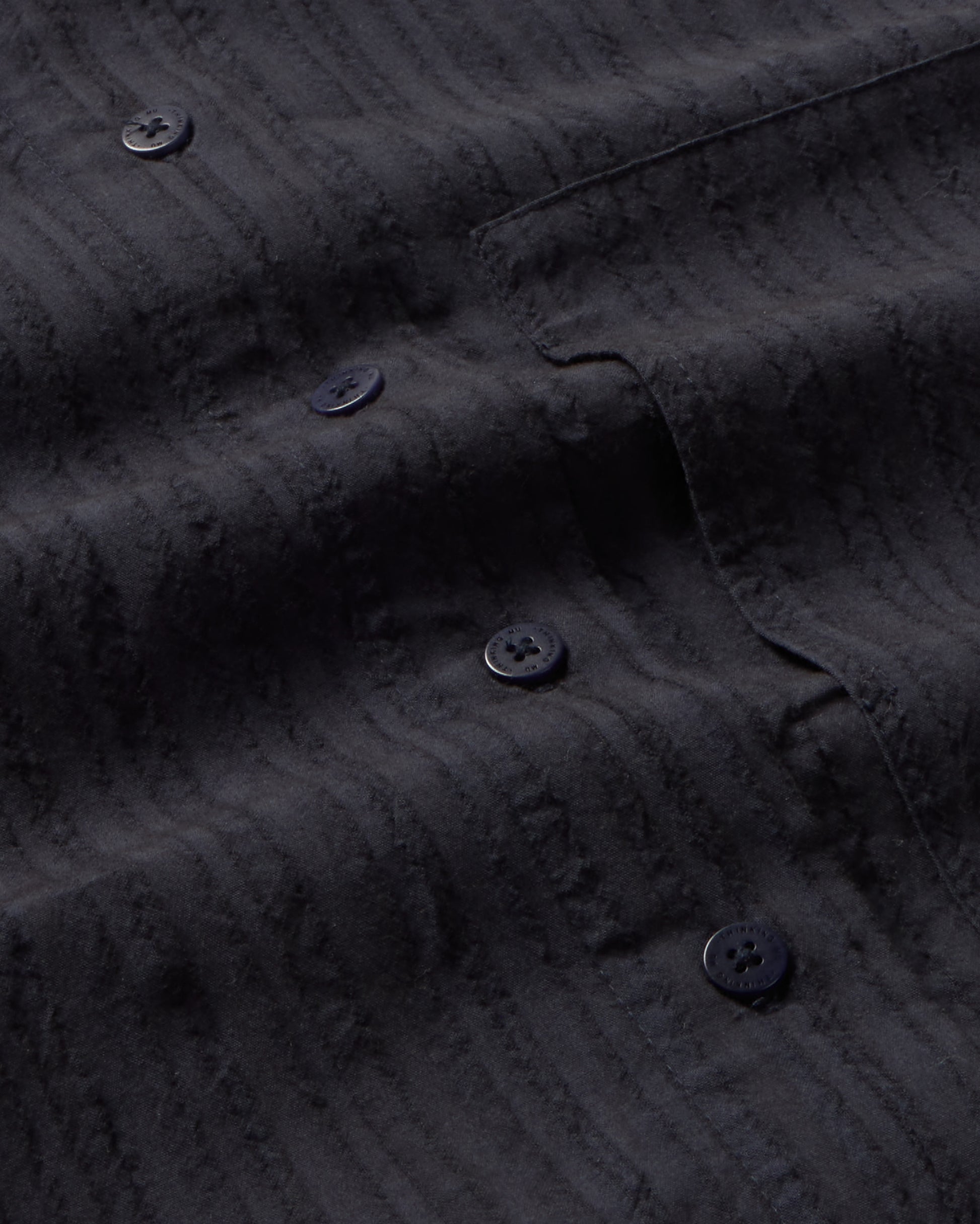 Blusa navy popcorn Marcelle sostenible - silueta 2