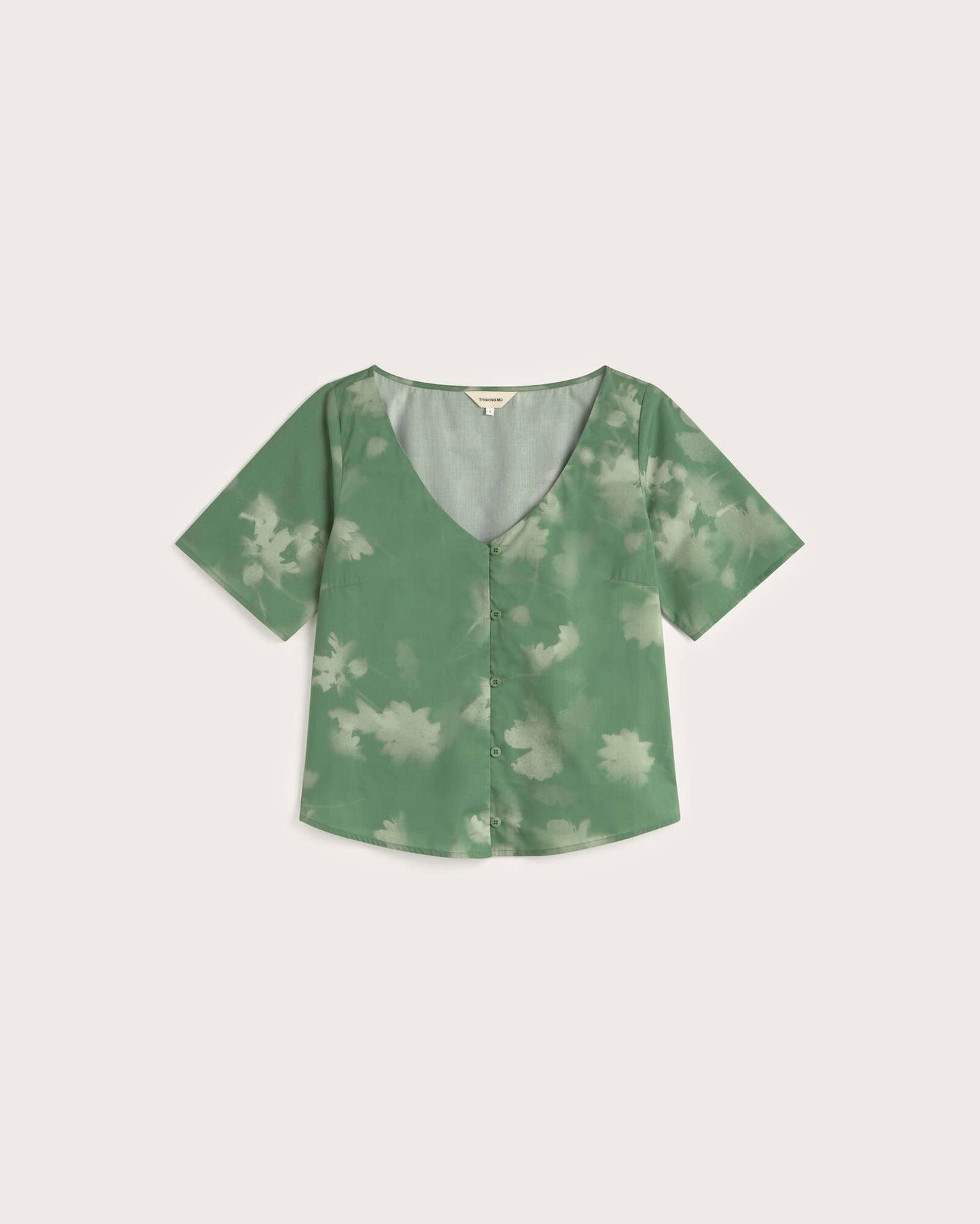 Blusa estampada tipia Leia sostenible silueta - 1