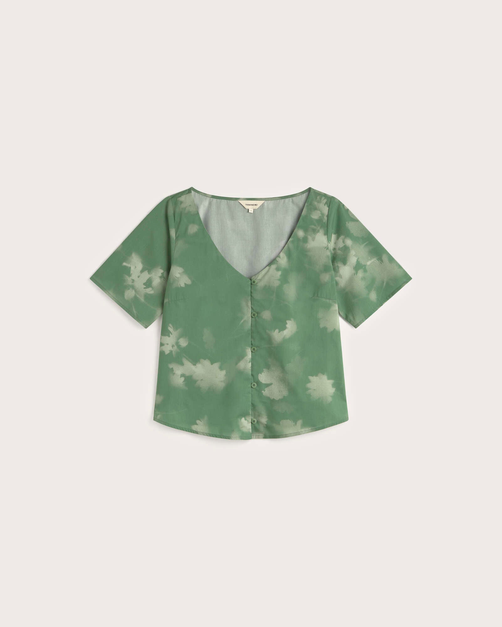 Blusa estampada tipia Leia sostenible silueta - 1