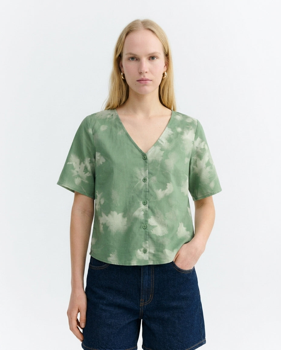 Blusa estampada tipia Leia sostenible - 1